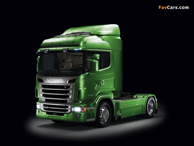 Scania R420 4x2 Ecolution Highline 2009–13 wallpapers (640 x 480)