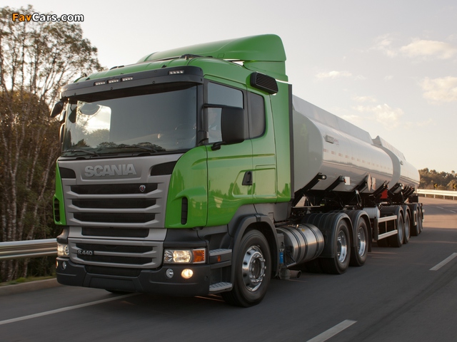 Scania R440 6x2 2009–13 wallpapers (640 x 480)