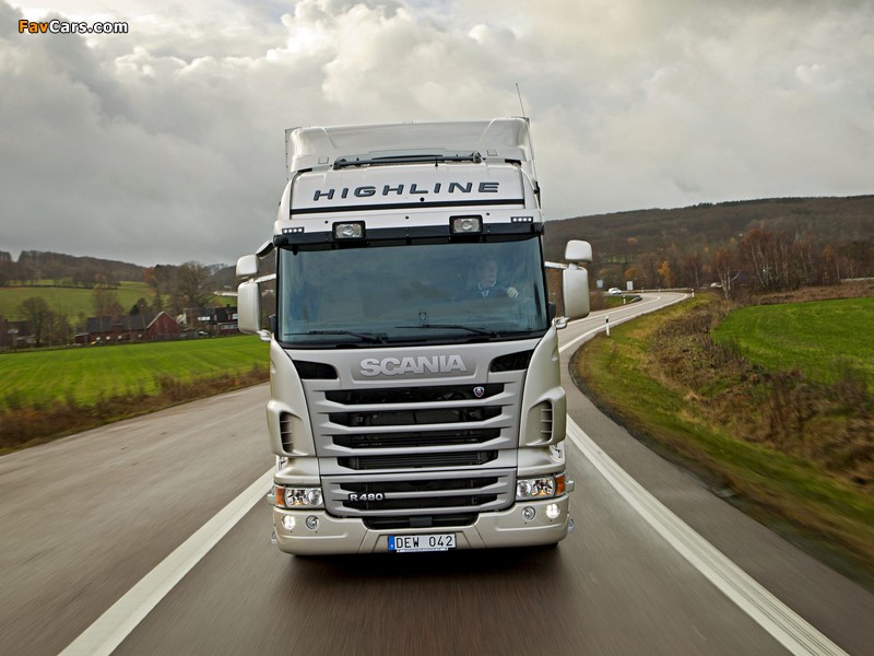 Scania R480 4x2 Highline 2009–13 wallpapers (800 x 600)