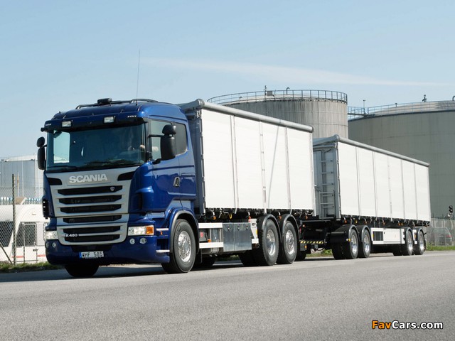 Scania R480 6x2 2009–13 wallpapers (640 x 480)