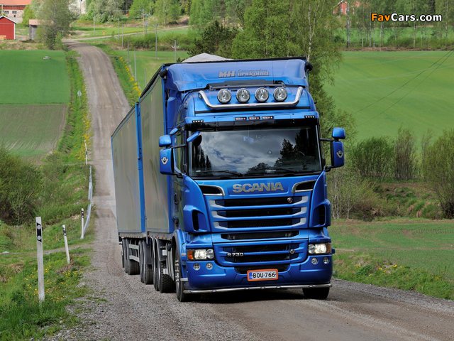 Scania R730 6x4 Highline 2010–13 wallpapers (640 x 480)
