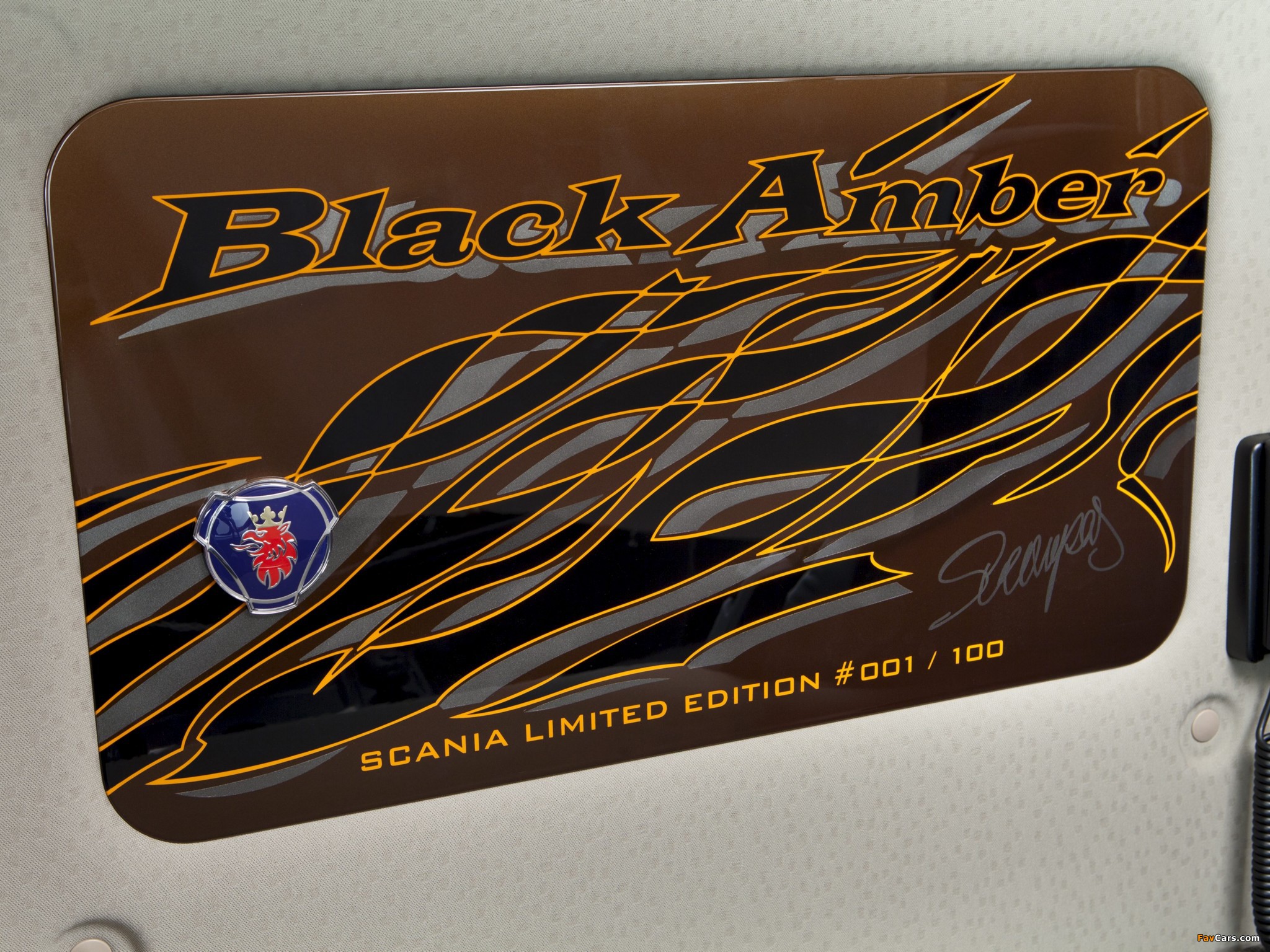 Scania R730 Black Amber Topline 2011 wallpapers (2048 x 1536)