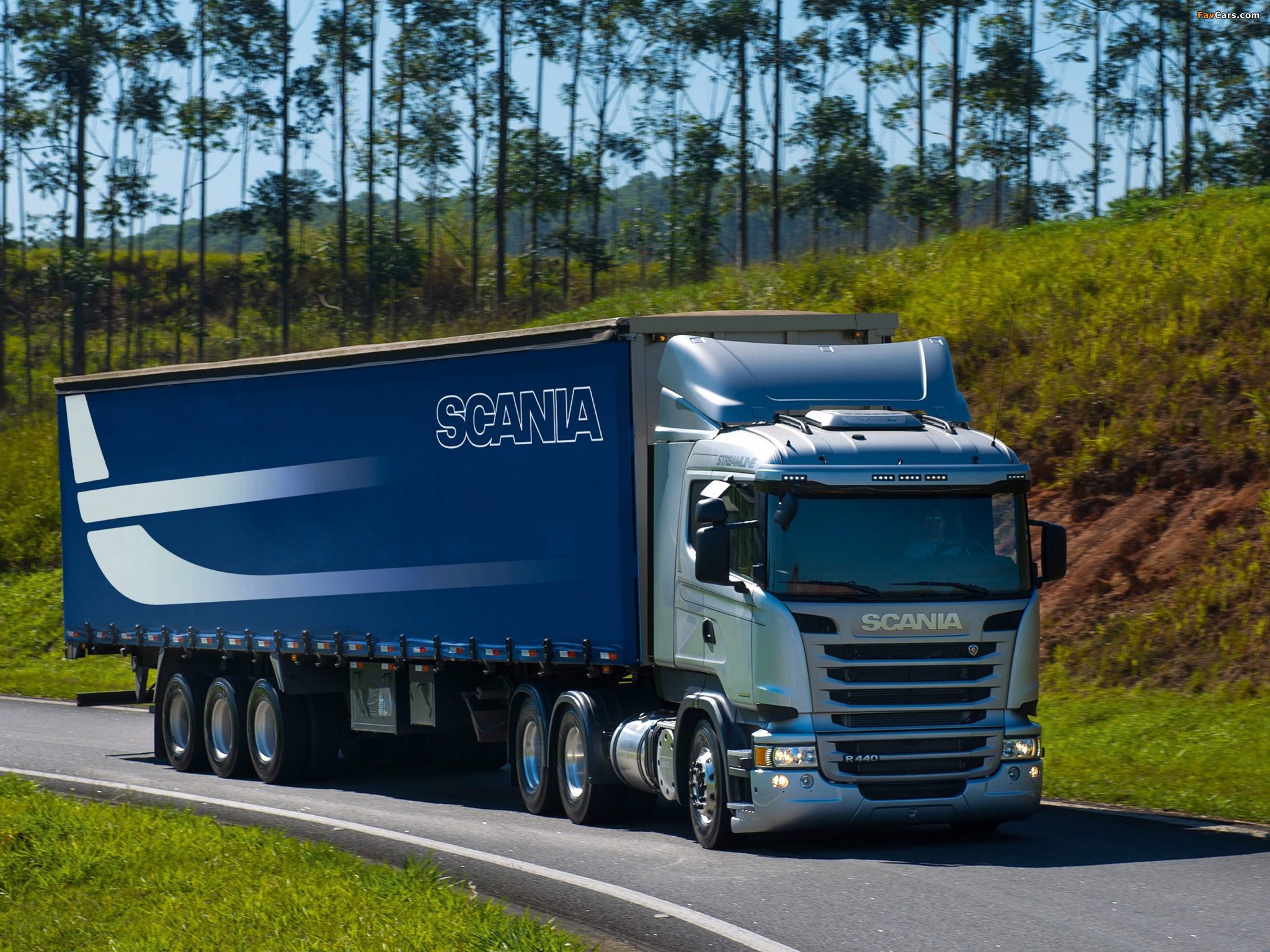 Scania R440 6x4 Streamline 2013 wallpapers (2048 x 1536)