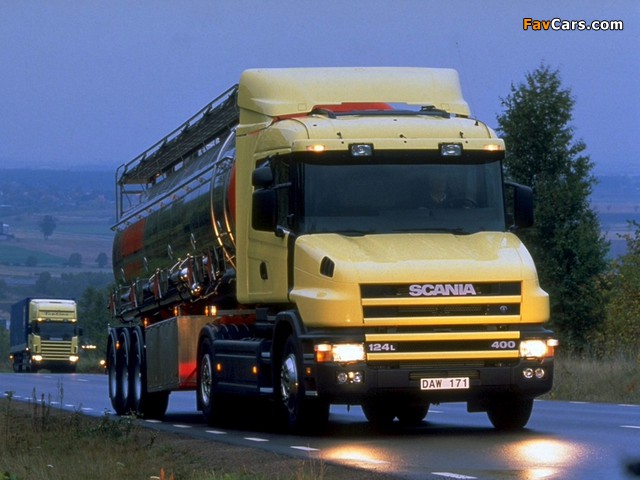 Scania T124L 400 4x2 1995–2004 wallpapers (640 x 480)