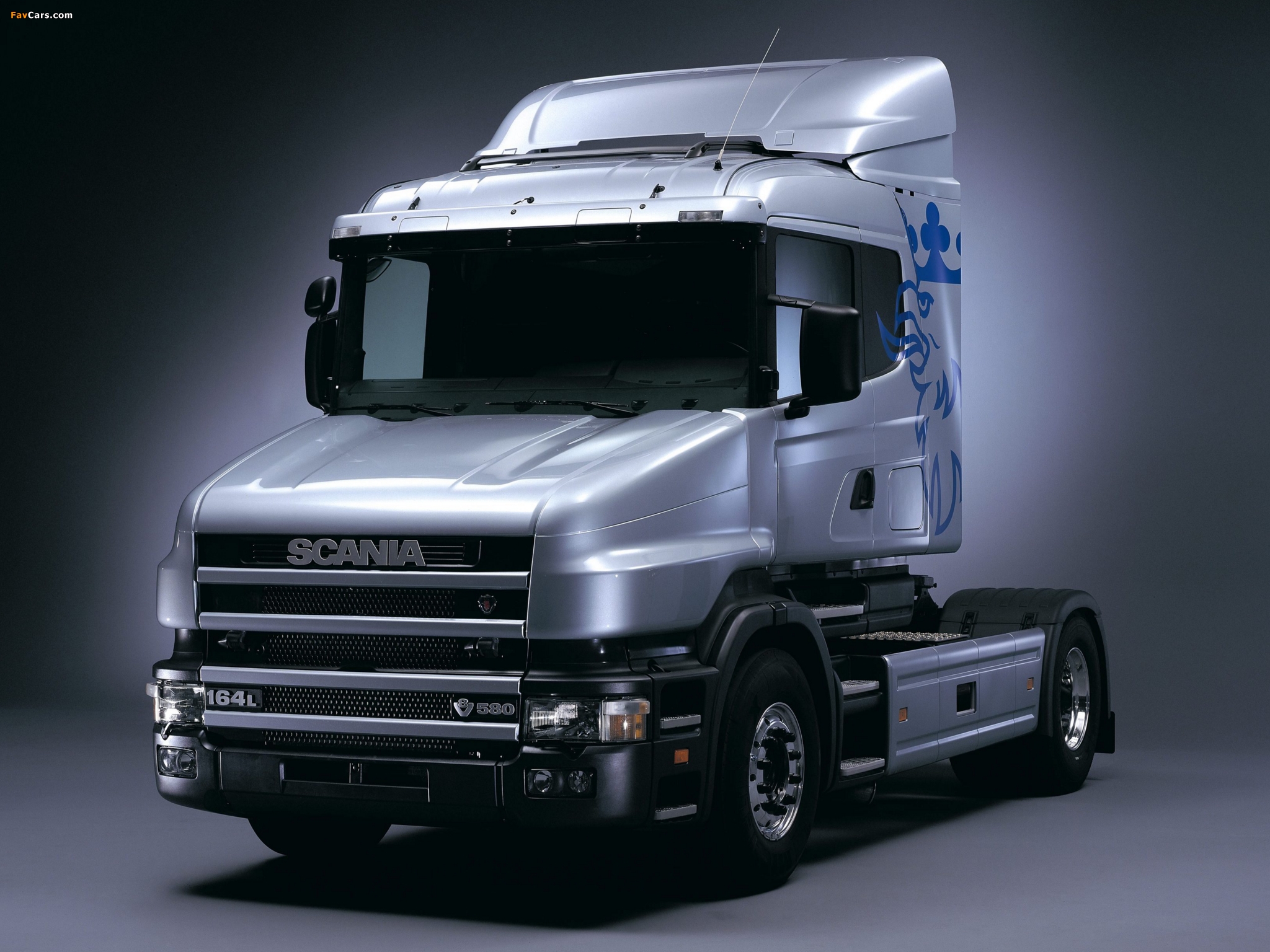 Scania T164L 580 4x2 Highline 1995–2004 wallpapers (2048 x 1536)