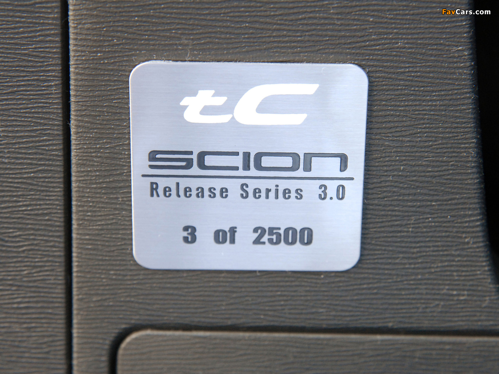 Scion tC Release Series 3.0 2007 images (1024 x 768)