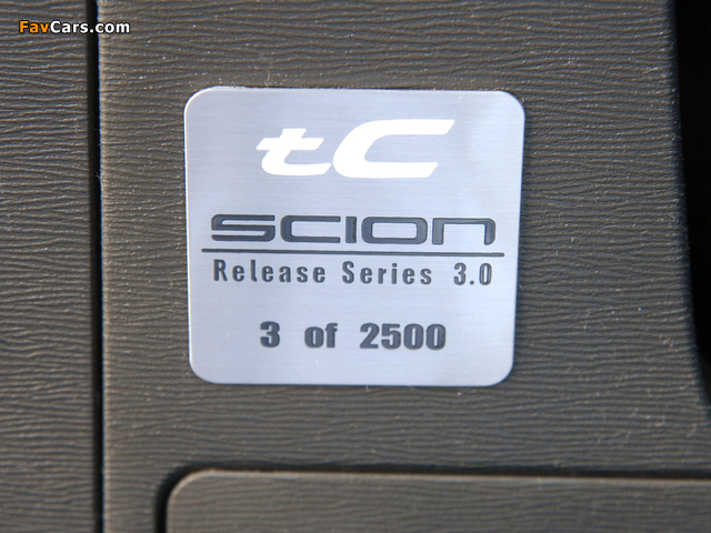 Scion tC Release Series 3.0 2007 images (640 x 480)