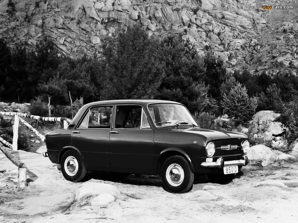 Seat 850 4-door Sedan 1967–74 images (1024 x 768)