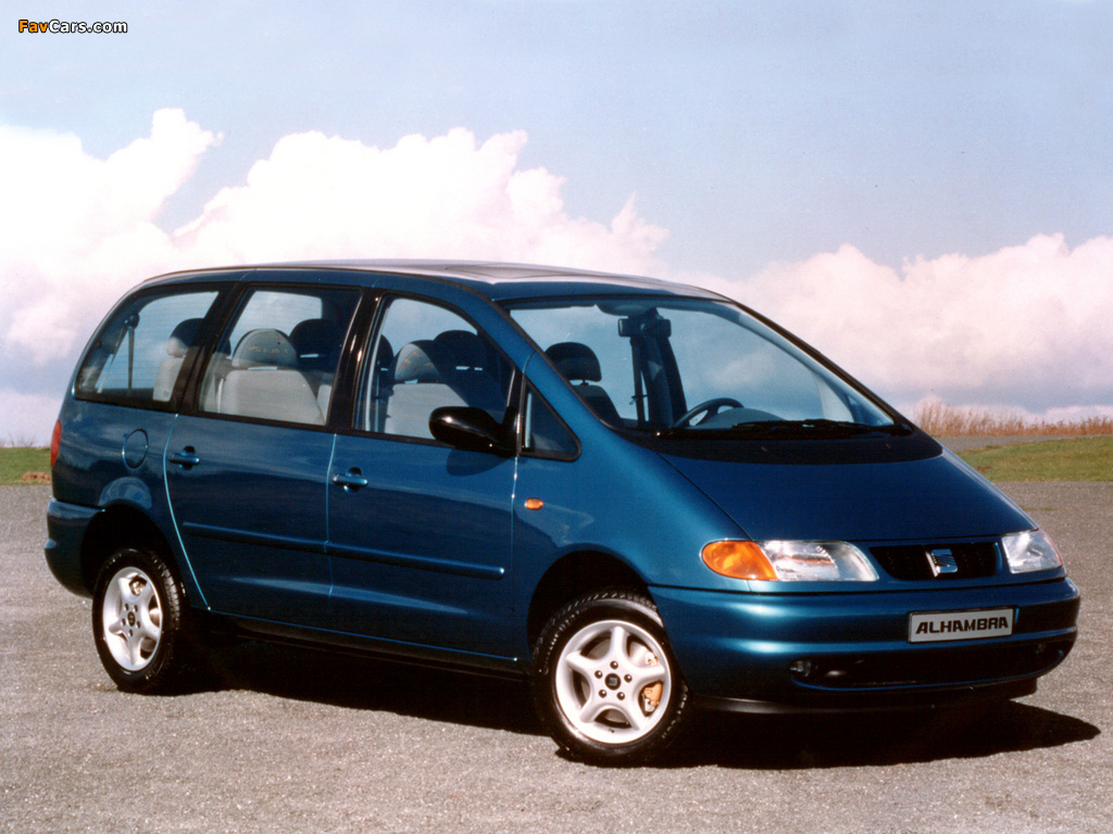 Seat Alhambra 1996–2000 wallpapers (1024 x 768)