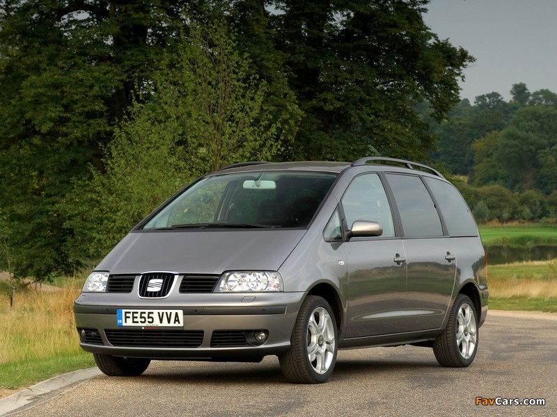 Seat Alhambra UK-spec 2000–10 pictures (800 x 600)