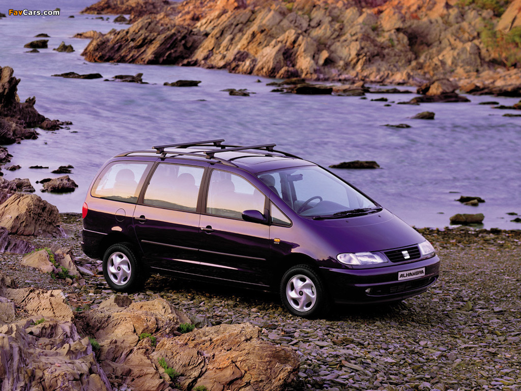 Seat Alhambra 1996–2000 wallpapers (1024 x 768)