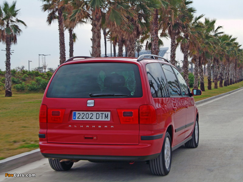 Seat Alhambra 2000–10 wallpapers (800 x 600)
