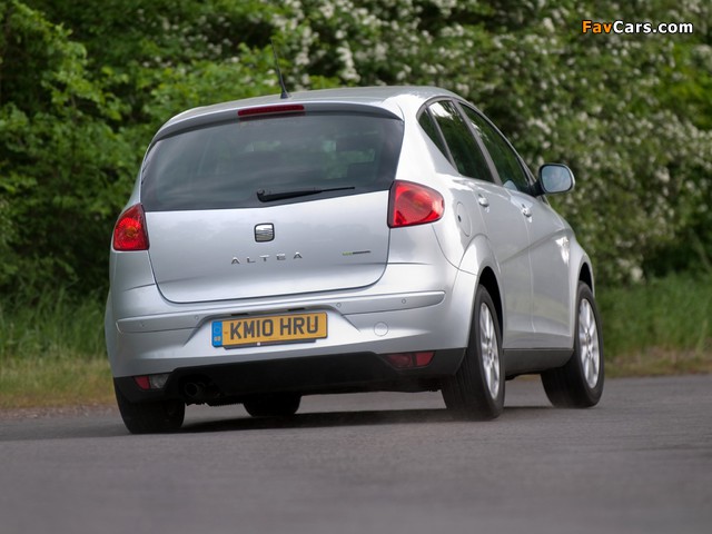 Seat Altea Ecomotive UK-spec 2009 photos (640 x 480)