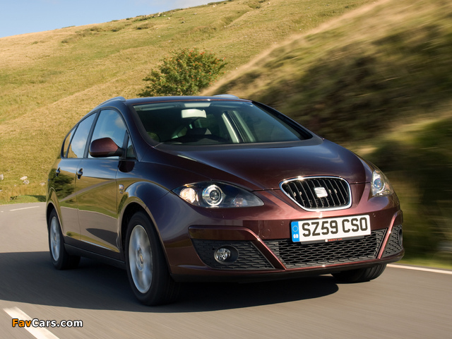 Seat Altea XL UK-spec 2009 wallpapers (640 x 480)