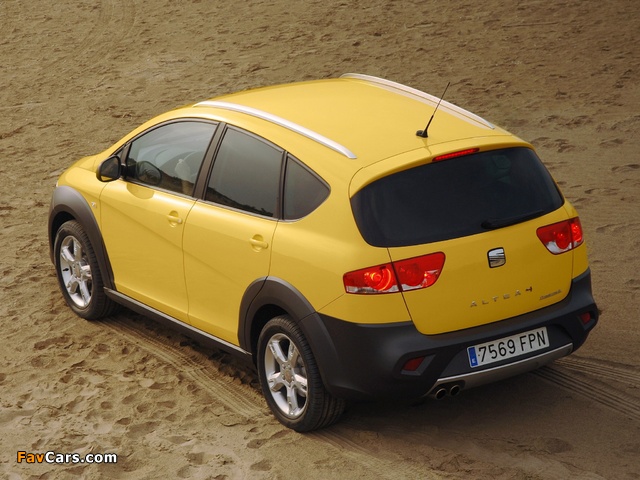 Seat Altea Freetrack 2007–09 wallpapers (640 x 480)