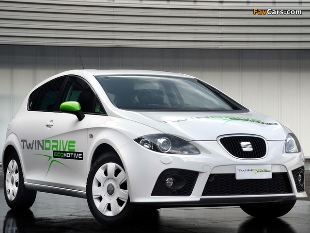 Seat Leon TwinDrive Ecomotive Prototype 2009 wallpapers (640 x 480)