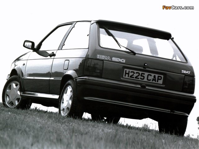 Pictures of Seat Ibiza 3-door UK-spec 1991–93 (640 x 480)