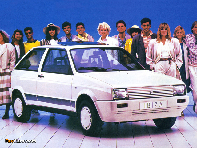 Seat Ibiza Del Sol 1986 wallpapers (640 x 480)