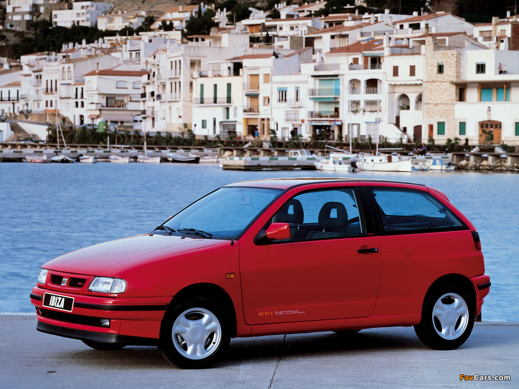 Seat Ibiza 3-door 1993–99 wallpapers (1024 x 768)