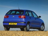 Seat Ibiza 5-door UK-spec 1999–2002 photos