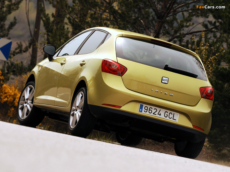 Seat Ibiza 2008–12 wallpapers (800 x 600)