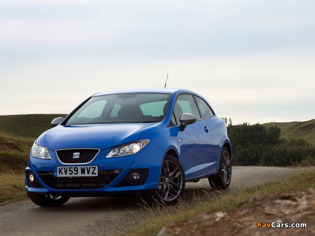 Seat Ibiza SC FR UK-spec 2009–12 wallpapers (640 x 480)