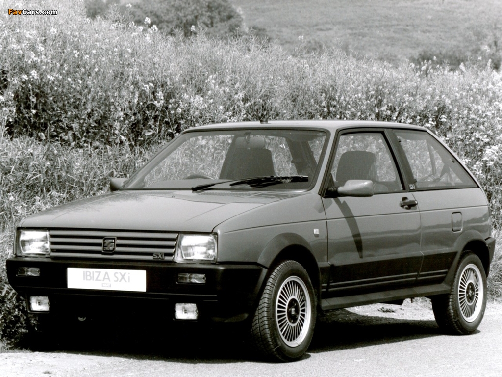 Seat Ibiza 1.5 SXi UK-spec 1988–91 wallpapers (1024 x 768)