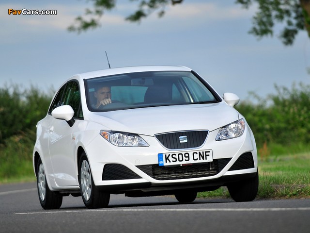 Seat Ibiza Sport Coupe Ecomotive UK-spec 2008 wallpapers (640 x 480)