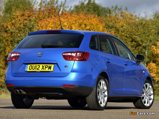 Seat Ibiza ST FR UK-spec 2012 wallpapers (640 x 480)