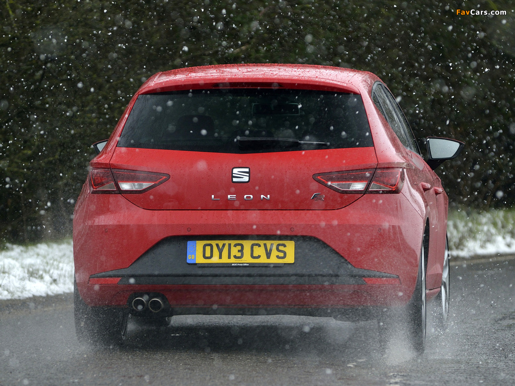 Photos of Seat Leon FR UK-spec 2013 (1024 x 768)