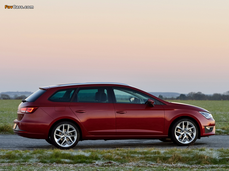 Photos of Seat Leon ST FR UK-spec 2014 (800 x 600)