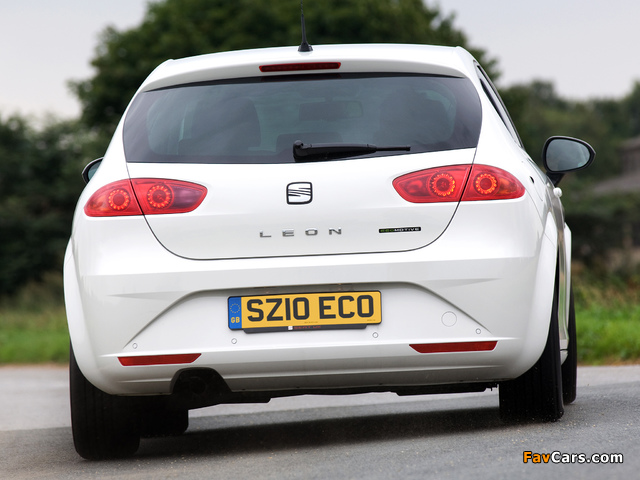 Pictures of Seat Leon Ecomotive UK-spec 2009–12 (640 x 480)