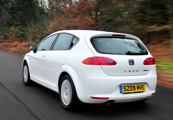 Seat Leon Ecomotive UK-spec 2008–09 photos