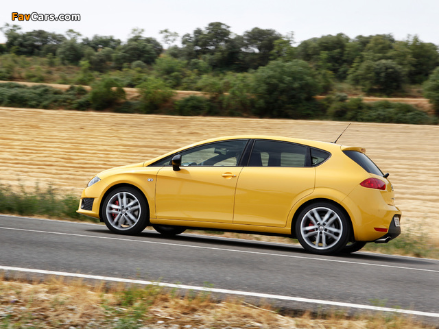 Seat Leon Cupra 2009–11 photos (640 x 480)