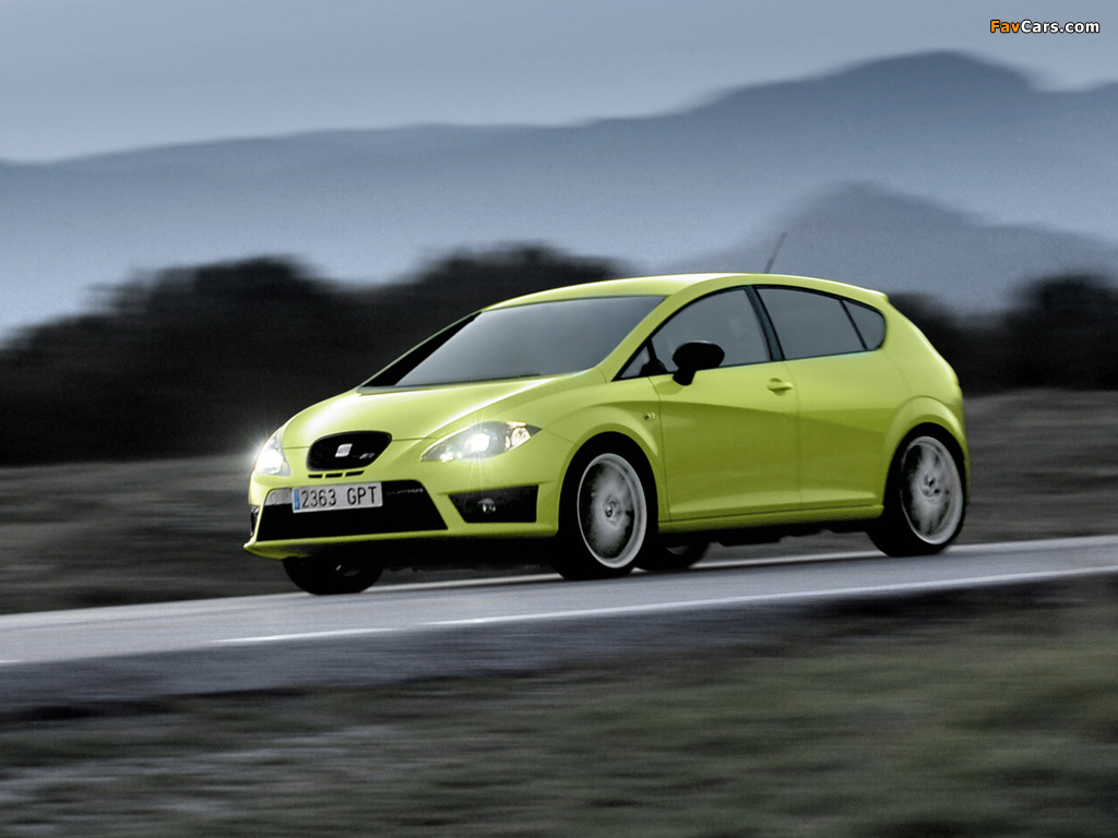 Seat Leon Cupra R 2009–12 pictures (1024 x 768)