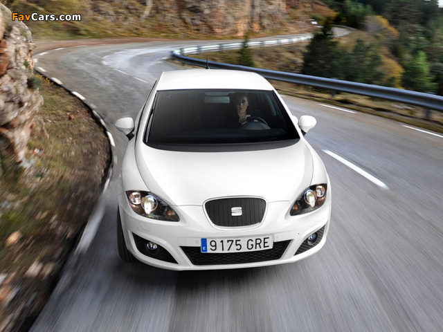 Seat Leon Ecomotive 2009–12 wallpapers (640 x 480)