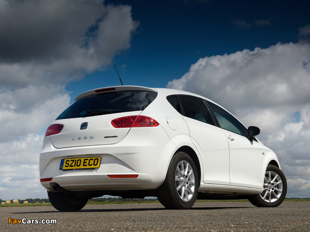 Seat Leon Ecomotive UK-spec 2009–12 wallpapers (640 x 480)