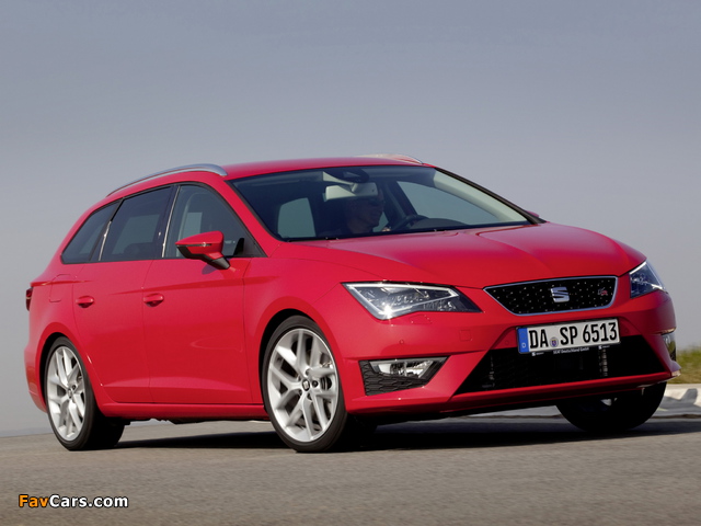 Seat Leon ST FR 2013 pictures (640 x 480)