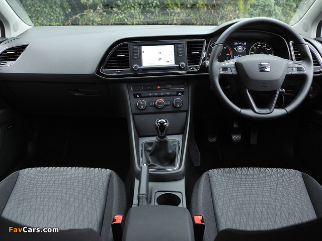 Seat Leon UK-spec 2013 pictures (640 x 480)