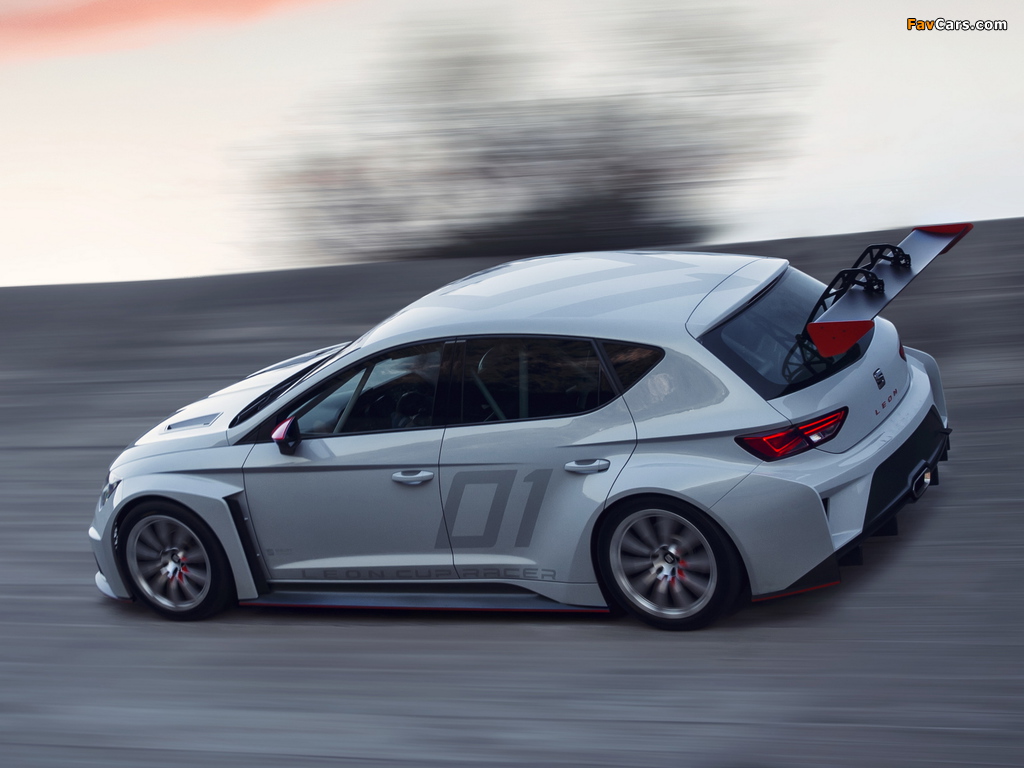 Seat Leon Cup Racer 2013 wallpapers (1024 x 768)
