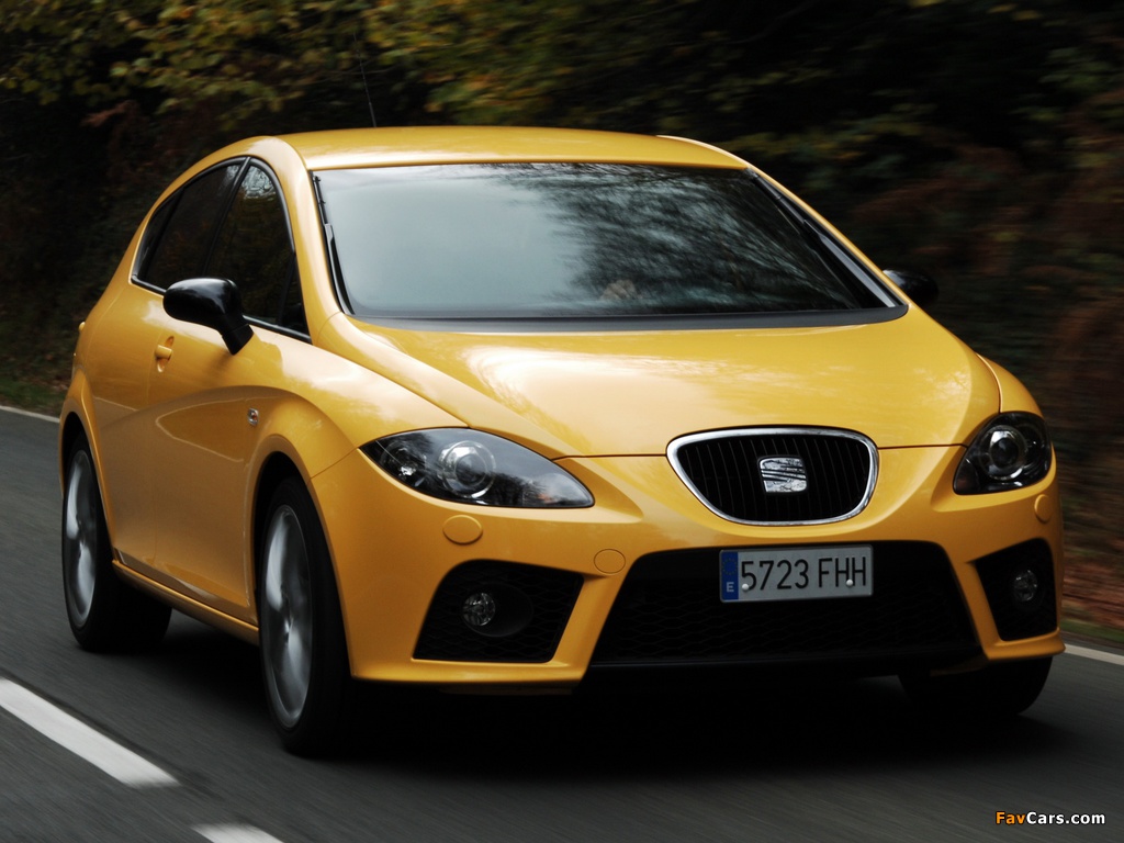 Seat Leon Cupra 2007–09 wallpapers (1024 x 768)