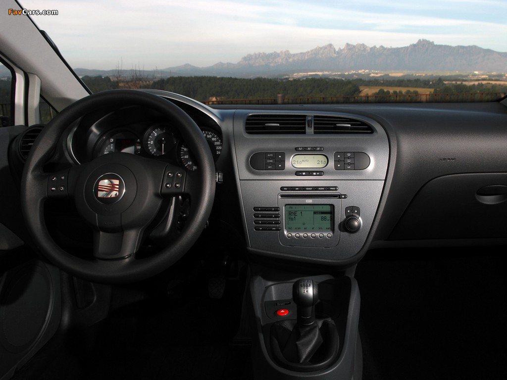 Seat Leon Ecomotive 2008–09 wallpapers (1024 x 768)