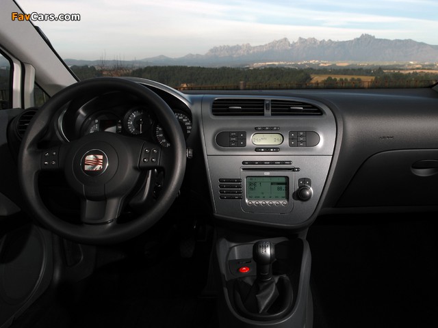 Seat Leon Ecomotive 2008–09 wallpapers (640 x 480)