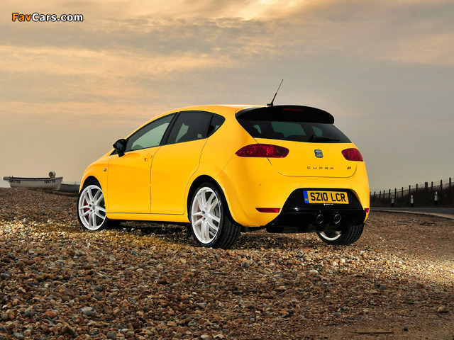 Seat Leon Cupra R UK-spec 2009–12 wallpapers (640 x 480)