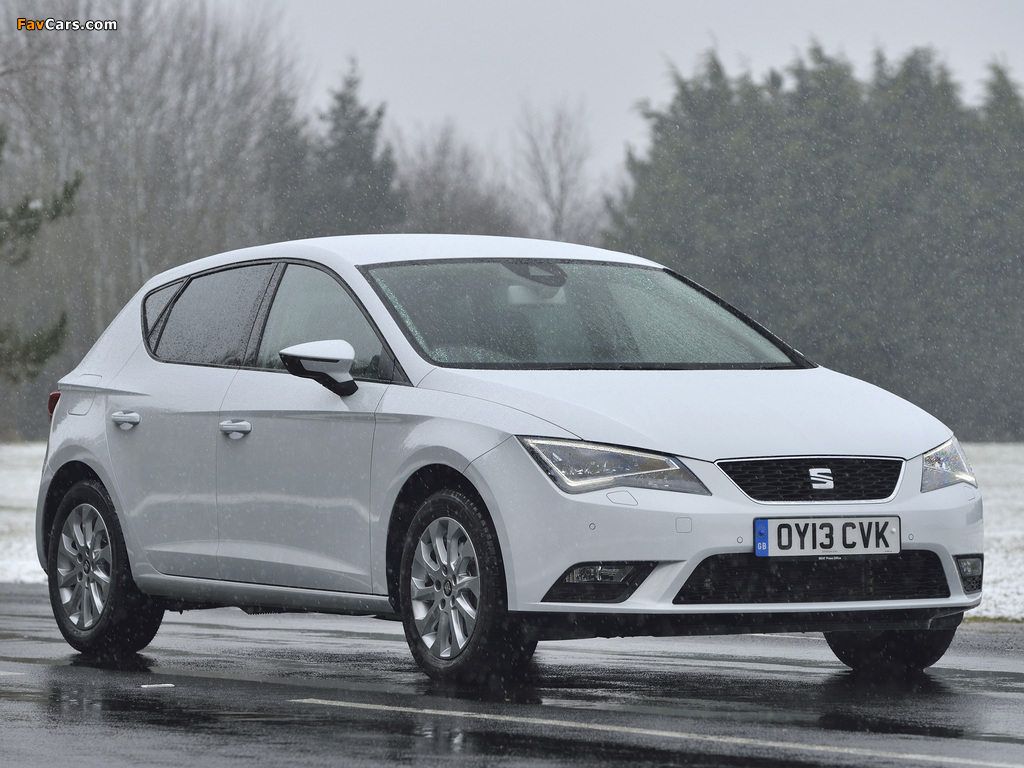 Seat Leon UK-spec 2013 wallpapers (1024 x 768)