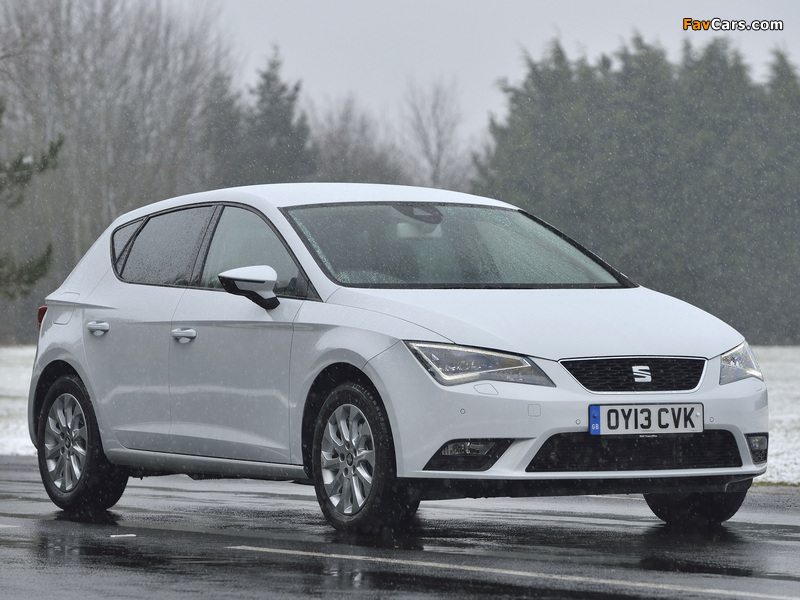 Seat Leon UK-spec 2013 wallpapers (800 x 600)