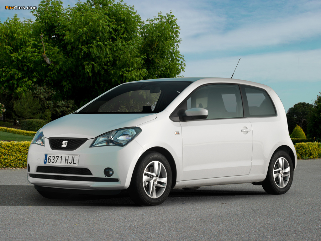 Seat Mii 3-door Ecomotive 2012 wallpapers (1024 x 768)