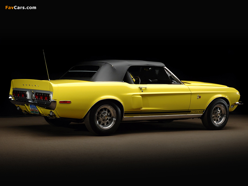 Images of Shelby GT500 KR Convertible 1968 (800 x 600)