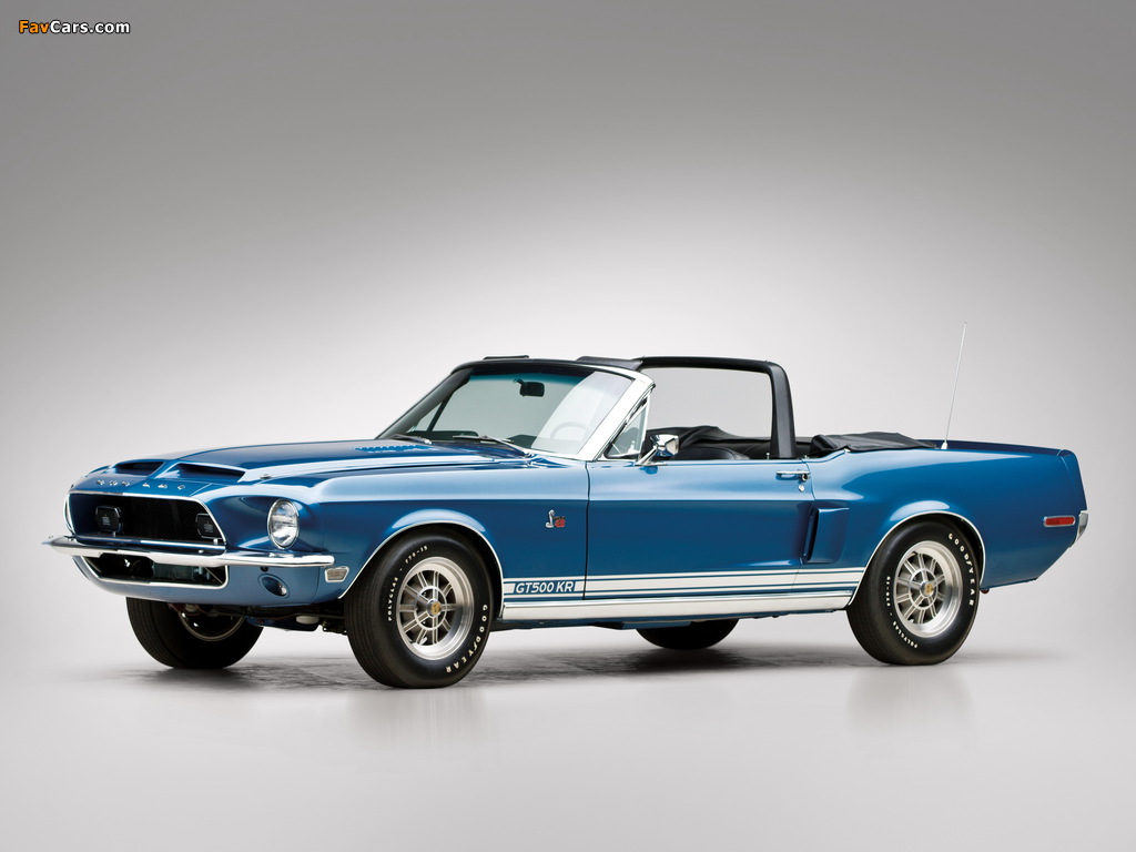 Images of Shelby GT500 KR Convertible 1968 (1024 x 768)
