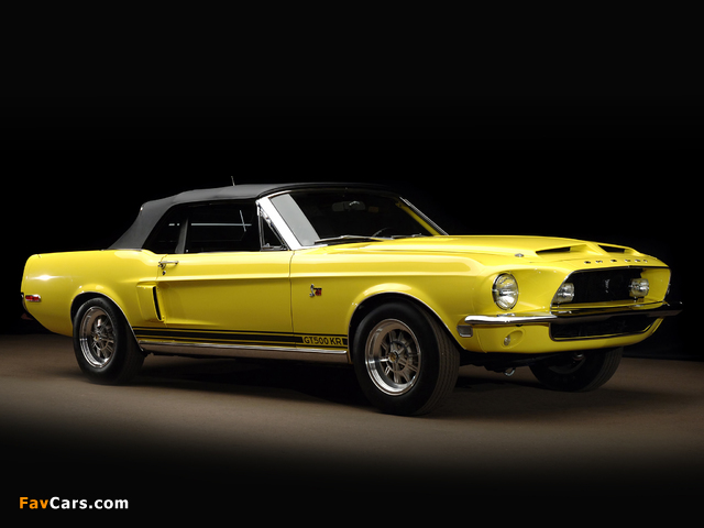 Photos of Shelby GT500 KR Convertible 1968 (640 x 480)